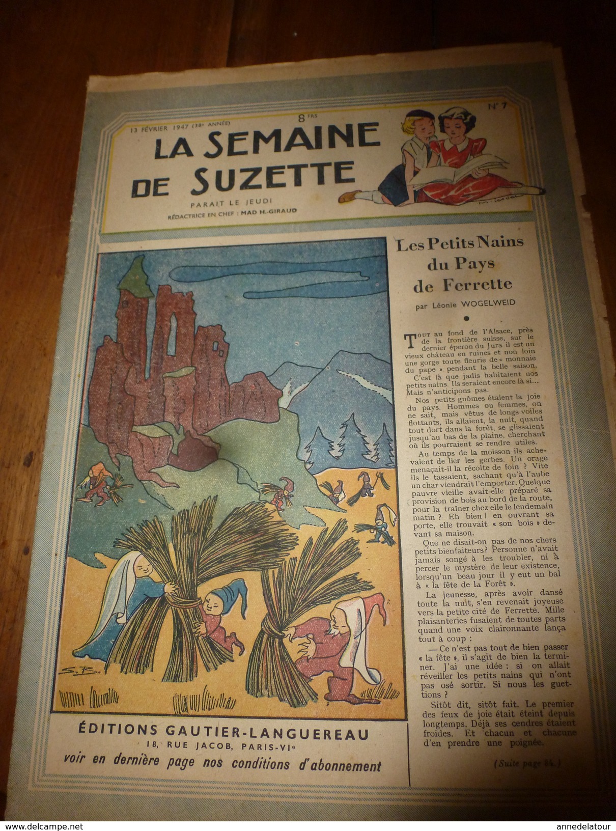 1947 LSDS : Le SCOUTISME Et Les Girl-Guides;La Première Buckingham; La LIGUE CONTRE LES SPORTS CRUELS En Angleterre;etc - La Semaine De Suzette