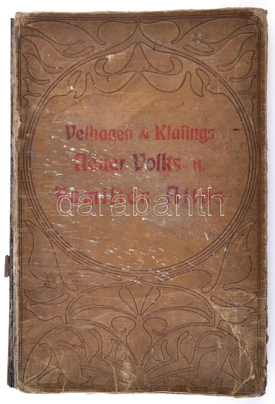 Velhagen & Klasings Neuer Volks- Und Familienatlas. Szerk.: Scobel, A[lbert]. Bielefeld - Leipzig, 1901, Verlag Von Vela - Autres & Non Classés