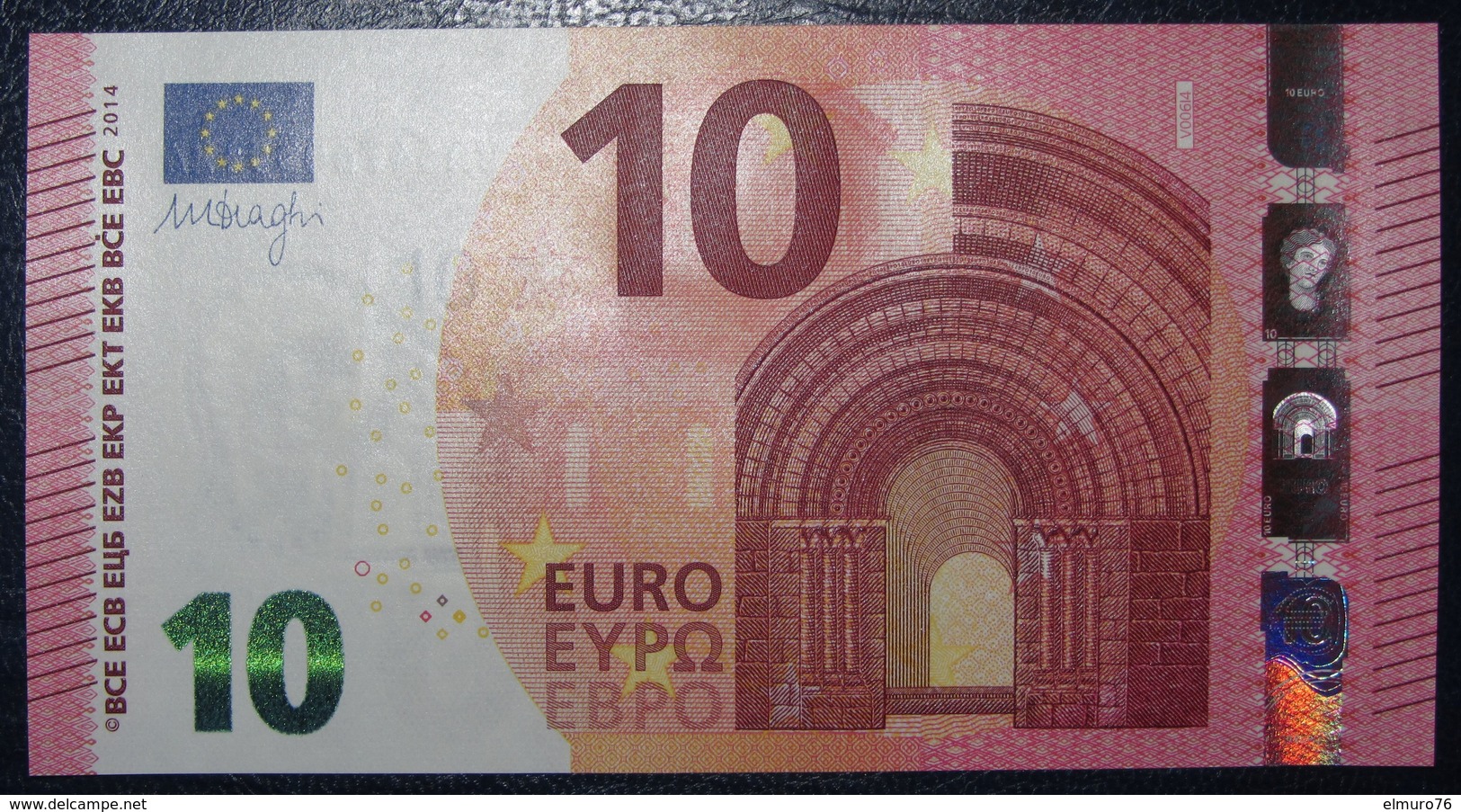 10 Euro V006I4 Spain Draghi Serie VA Perfect UNC - 10 Euro