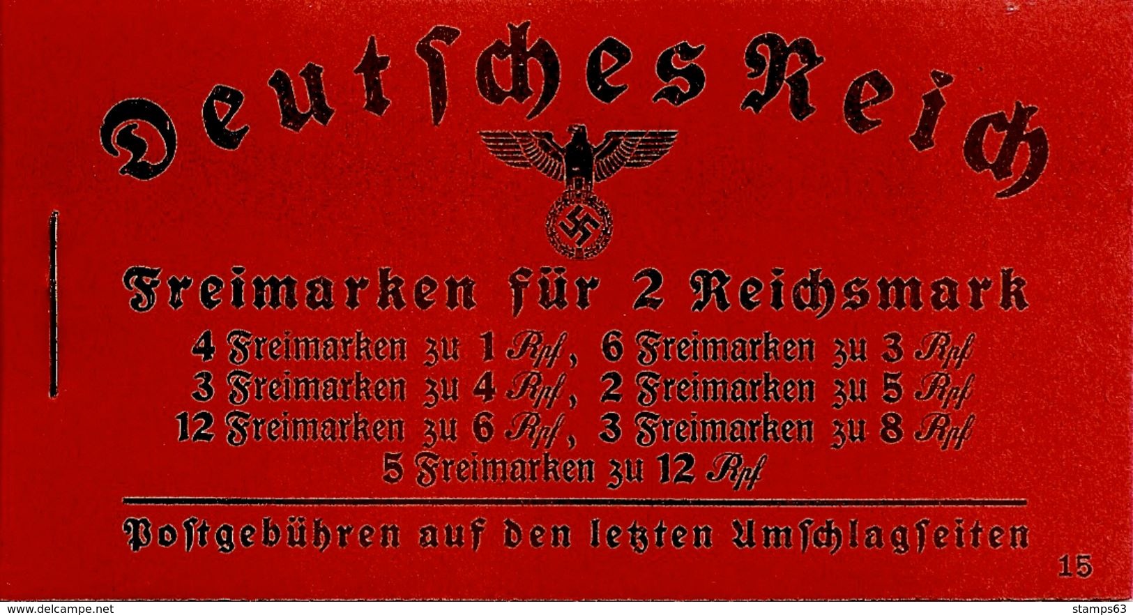 DEUTSCHES REICH / GERMANY EMPIRE, 1940, Booklet / Markenheftchen MH 39.5 - Cuadernillos