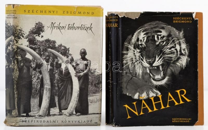 Széchényi Zsigmond öt Műve: 
Széchenyi Zsigmond: Ahogy Elkezdődött. Bp., 1961, Szépirodalmi. Első Kiadás.
Afrikai Tábort - Non Classés