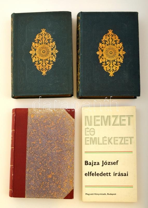 Bajza összegyűjtött Munkái. Szerk.: Toldy Ferenc. 1-6. Köt. Pest, 1861-1863, Heckenast. Az 1-2., 3-4. és 5-6. Kötet Egyb - Unclassified