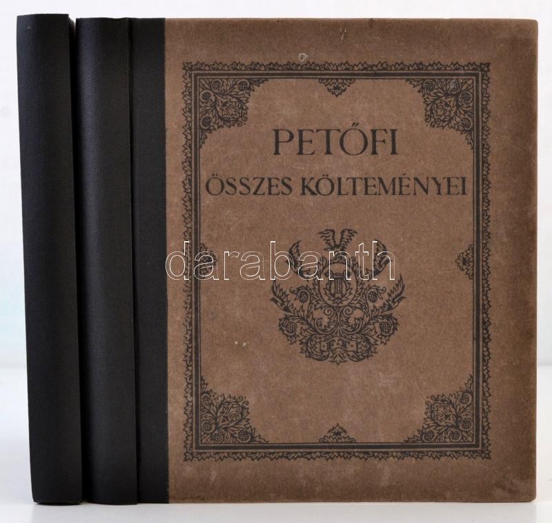 Petőfi összes Költeményei I-II. Bevezetéssel és Jegyzetekkel Kiadja Voinovich Géza. Bp., 1921, Franklin-Társulat, 1 T.+3 - Non Classés