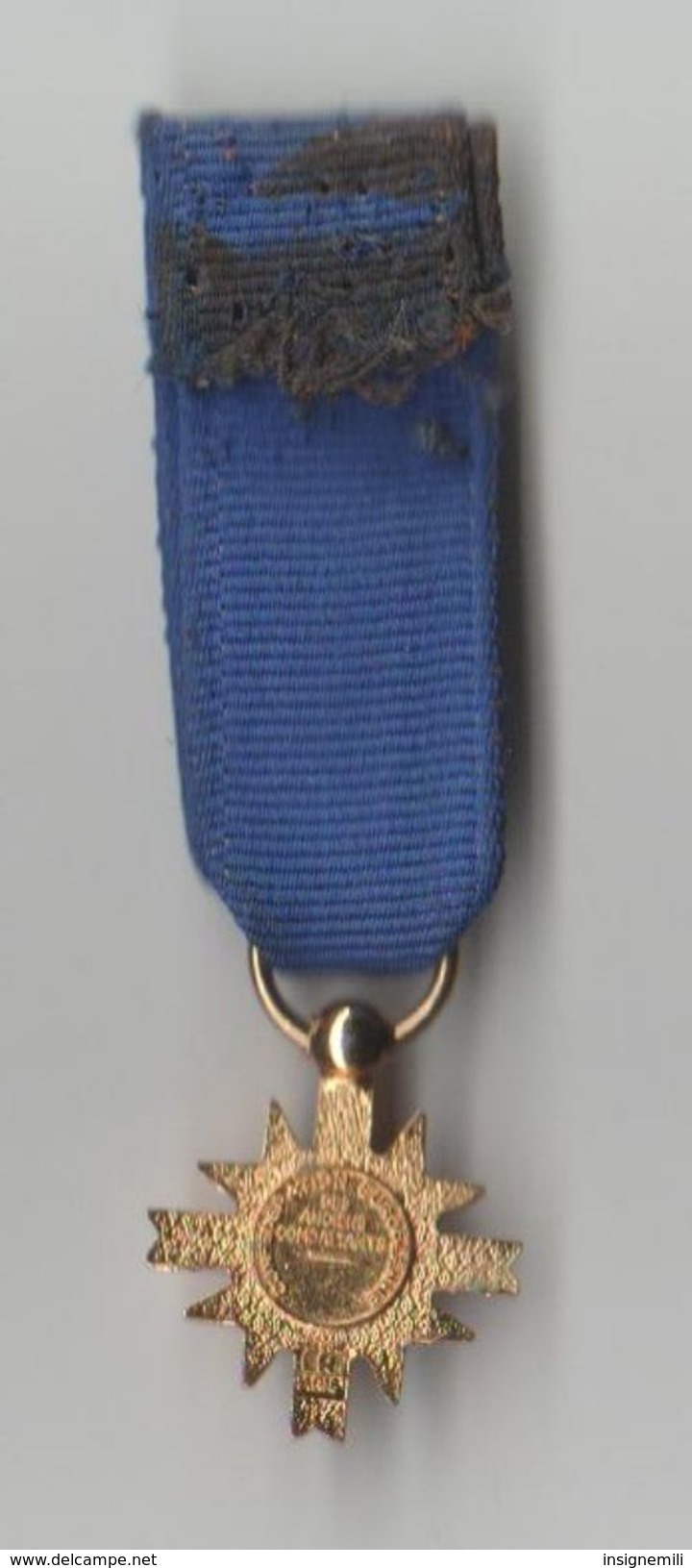 MEDAILLE MINIATURE CROIX DU COMBATTANT EUROPEEN - France