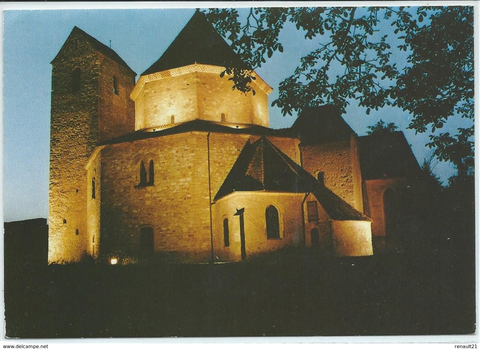 Ottmarsheim-Vue De Nuit De L'Église Octogonale (CPM) - Ottmarsheim