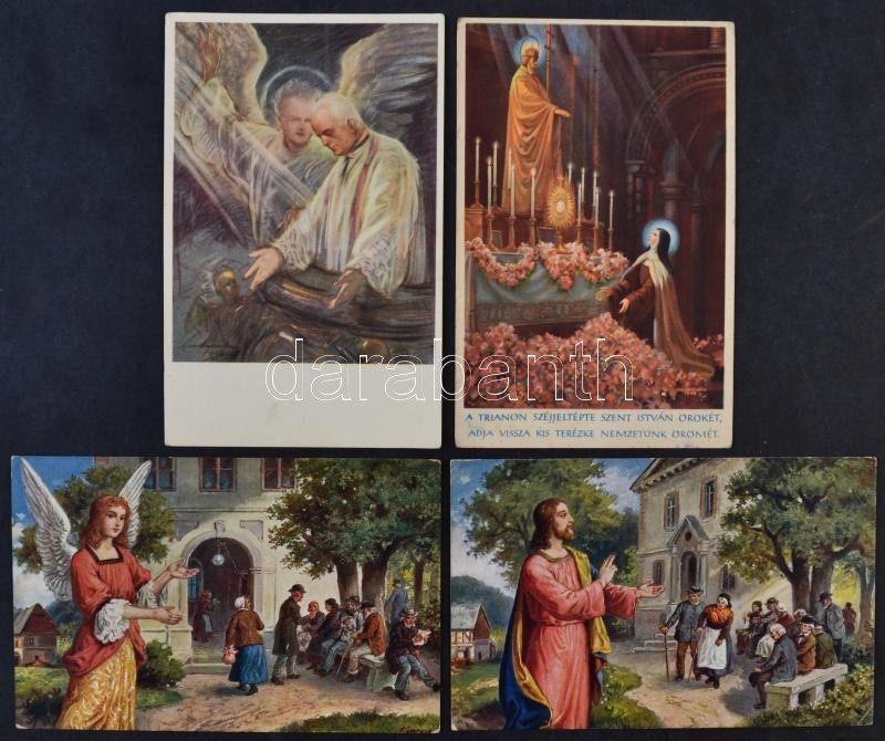 ** * Kb. 75 Db RÉGI Művészlap / Cca. 75 Pre-1945b Art Motive Postcards - Non Classés