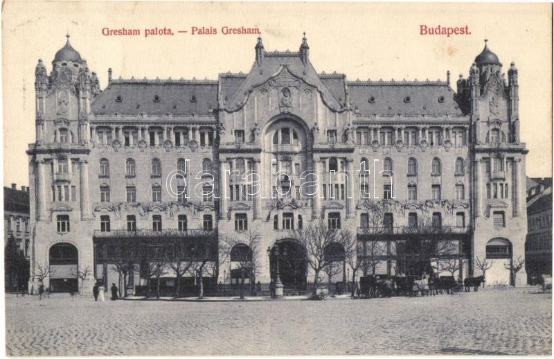 T2 Budapest V. Gresham Palota. Divald Károly 1667-1907 - Unclassified