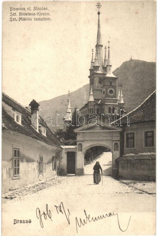 T2/T3 Brassó, Kronstadt, Brasov; Biserica Sf. Nicolae / Szent Miklós Templom. S. D. M. 2628. / Sct. Nicolaus-Kirche / Ch - Non Classificati