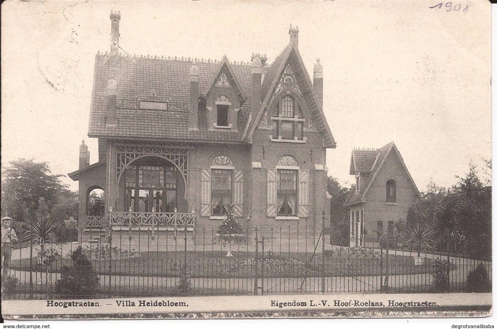 HOOGSTRATEN: Villa Heidebloem (eigendom L.-V. Hoof - Roelans) - Hoogstraten