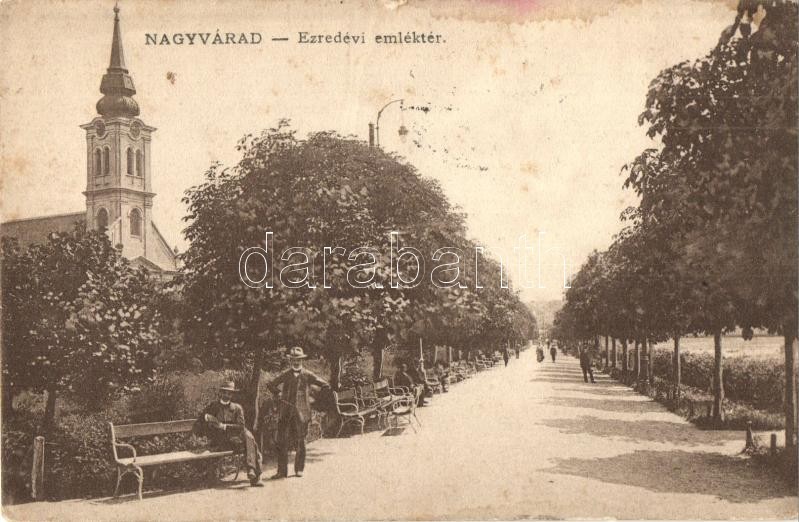 T2 Nagyvárad, Oradea; Ezredévi Emléktér, Templom / Square, Church - Unclassified