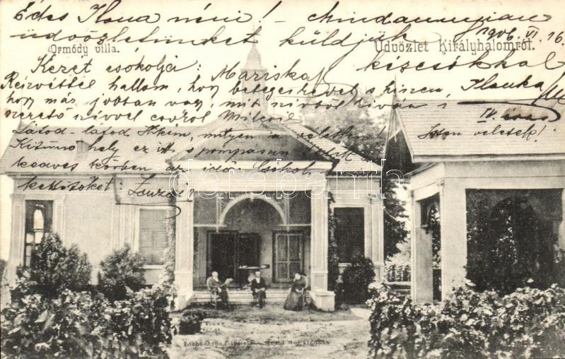 T2/T3 Királyhalom, Királyhalma, Bácsszőlős, Backi Vinogradi; Ormódy Villa / Villa  (fl) - Unclassified