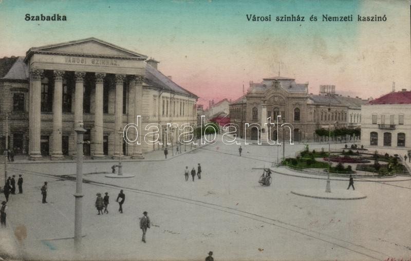 T3 Szabadka Városi Színház, Nemzeti Kaszinó / Theatre, National Casino (wet Damage) - Non Classés