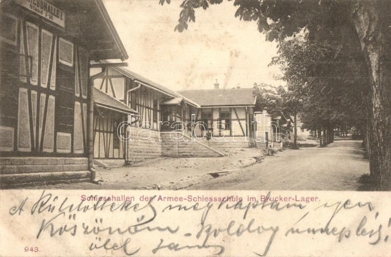 T2/T3 Brucker Lager, Schiesshallen Der Armee-Schiessschule / Shooting Ares Of The Army Shooting School / Katonai Lövésze - Unclassified