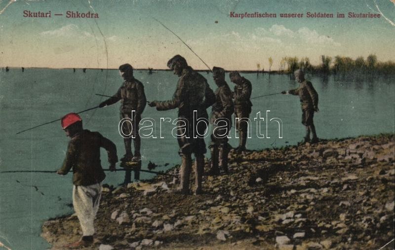 * T3 Shkodër WWI Soldiers, Fishing (EK) - Non Classés