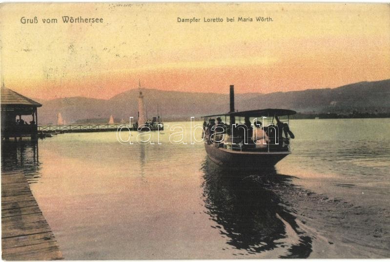 T2 Maria Wörth Am Wörthersee, Dampfer Loretto / Steamship - Non Classés