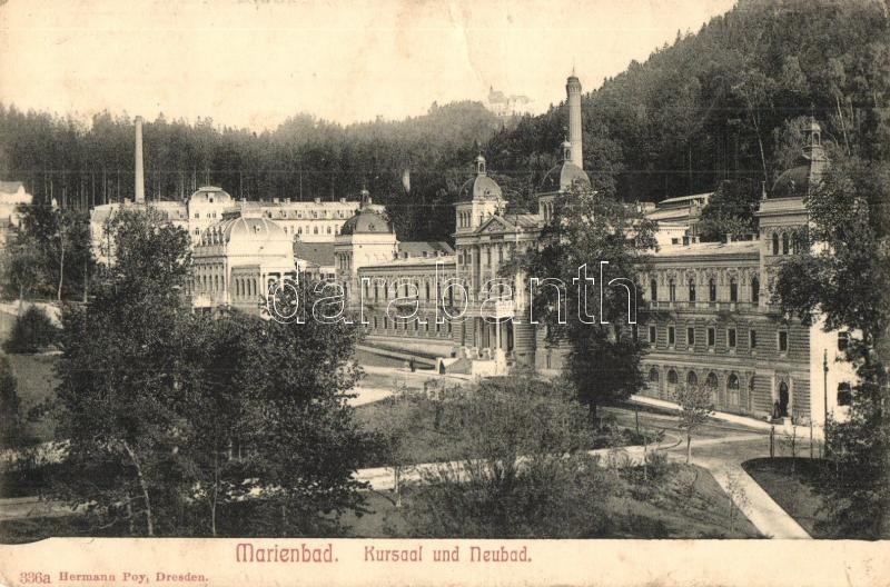 T2 Marianske Lazne, Marienbad; Kursaal Und Neubad / Spa And Sanatorium - Unclassified
