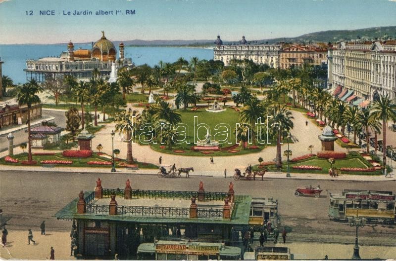 T2/T3 Nice, Le Jardin Alber Ier / Garden Park, Trams  (EK) - Non Classés