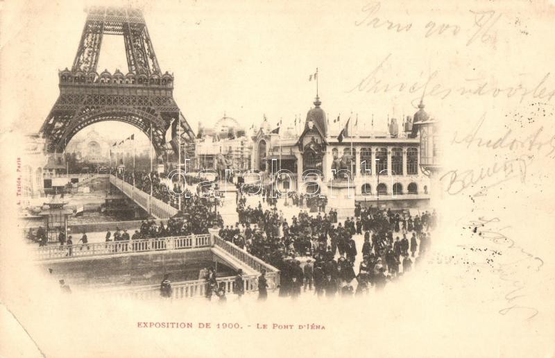 T2/T3 1900 Paris, Exposition Universelle, Le Pont D'Iena / Bridge (EK) - Non Classés