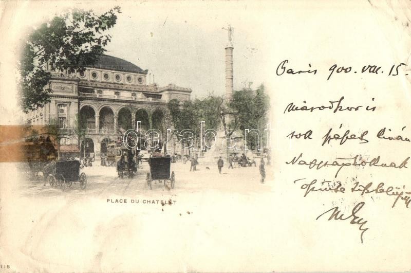 T4 1900 Paris, Exposition Universelle, Place Du Chatelet (r) - Non Classés