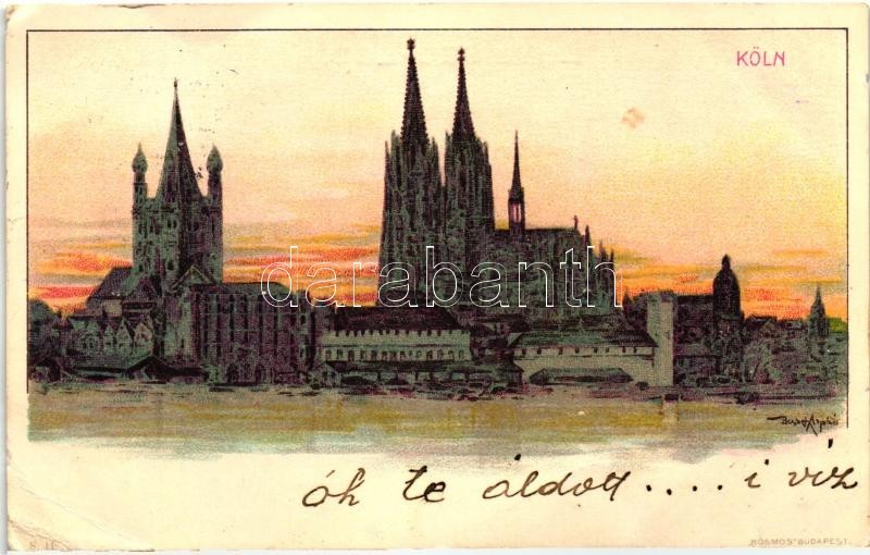 T3 1899 Köln, Cologne; Kosmos S 11. Litho S: Basch Árpád (EB) - Unclassified