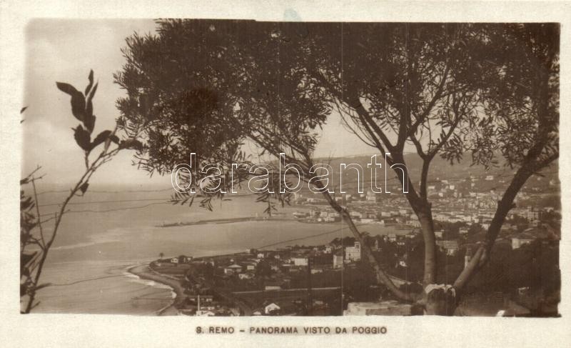 ** T2 San Remo, Sanremo; Panorama Visto Da Poggio / View From The Hill - Unclassified