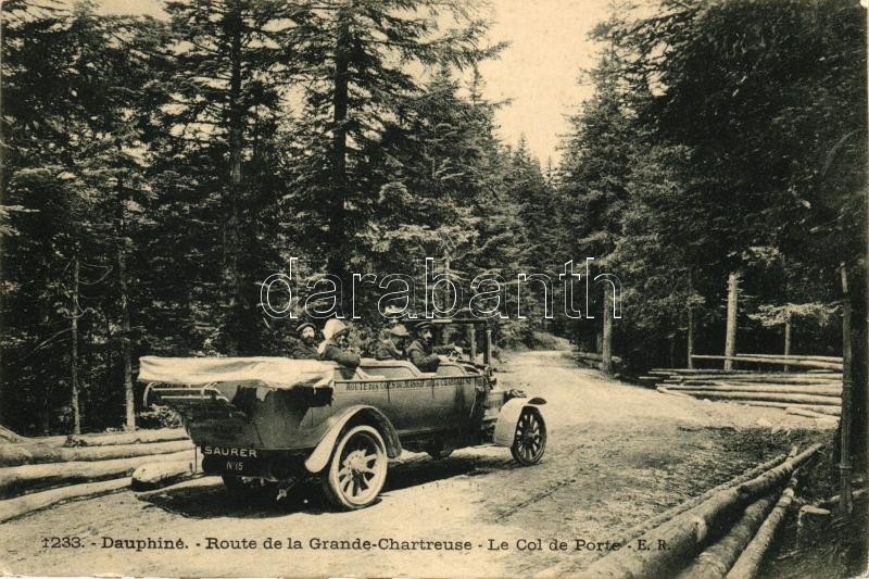 ** T1/T2 Dauphiné. Route De La Grande-Chartreuse. Le Col De Porte / A Saurer Car-Alpin - Unclassified