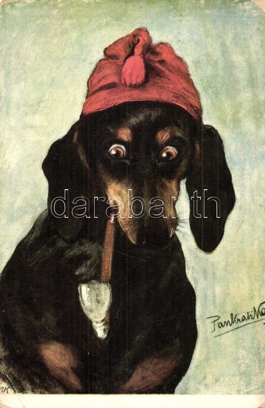 T2/T3 Dog With Pipe. B.K.W.I. 341-2. S: Karl Pankratz (EK) - Non Classés