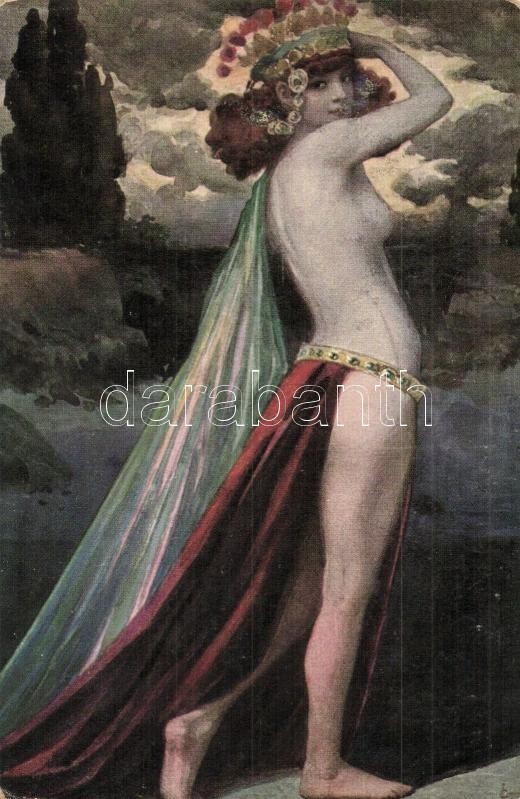 * T2 Zauberin Circe / Magician Circe. Russian Art Postcard. T.S.N. R.M. No. 153. S: S. Solomko - Unclassified