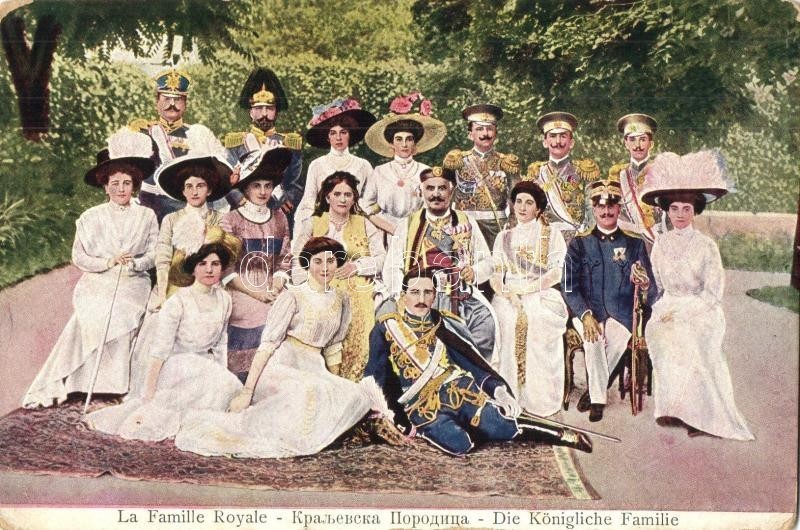 ** T2/T3 La Famille Royale / Die Königliche Familie / Royal Family Of Montenegro (EK) - Non Classés