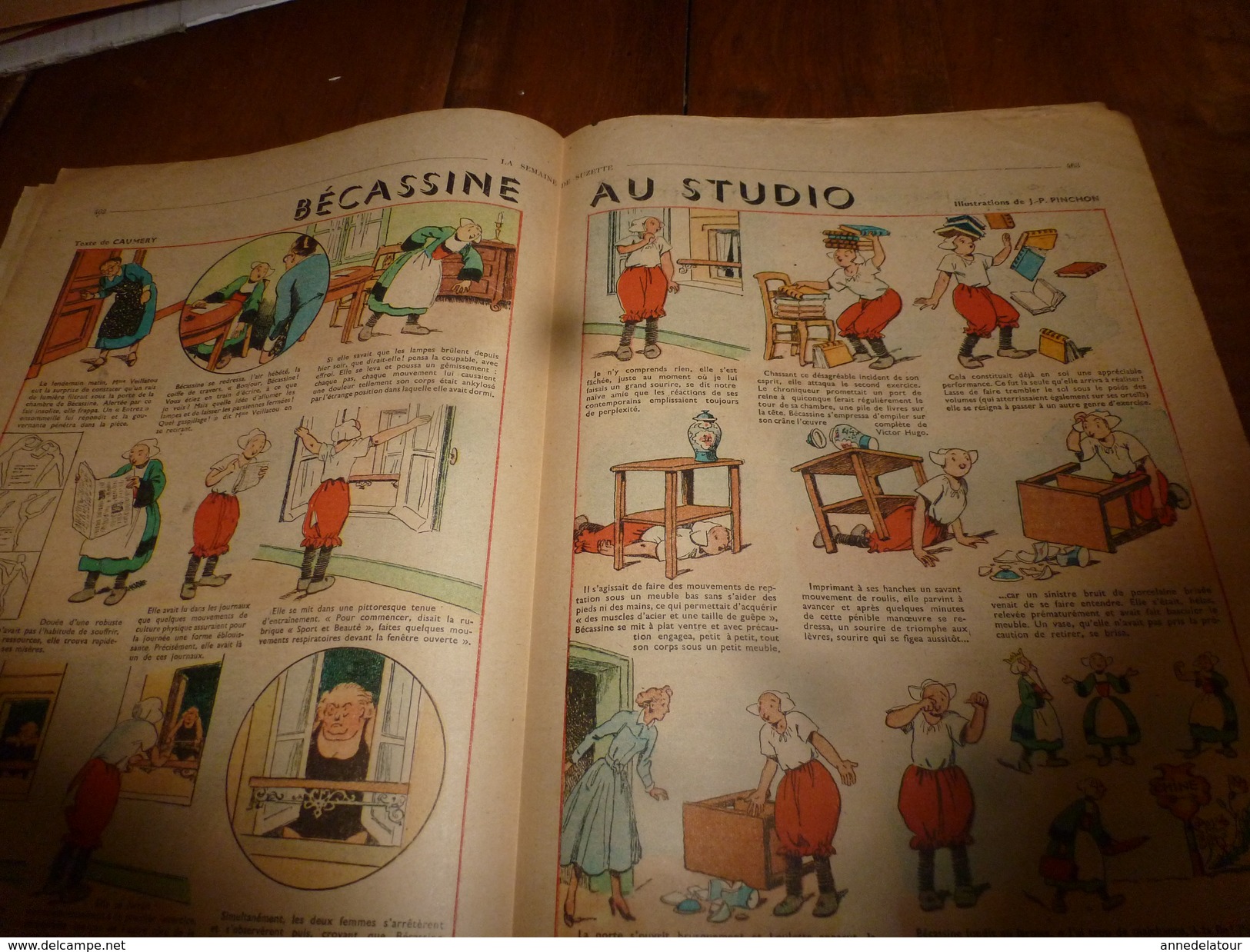 1950 LSDS (La Semaine De Suzette): Histoire De La Bicyclette ; Bécassine Au Studio ; Etc - La Semaine De Suzette