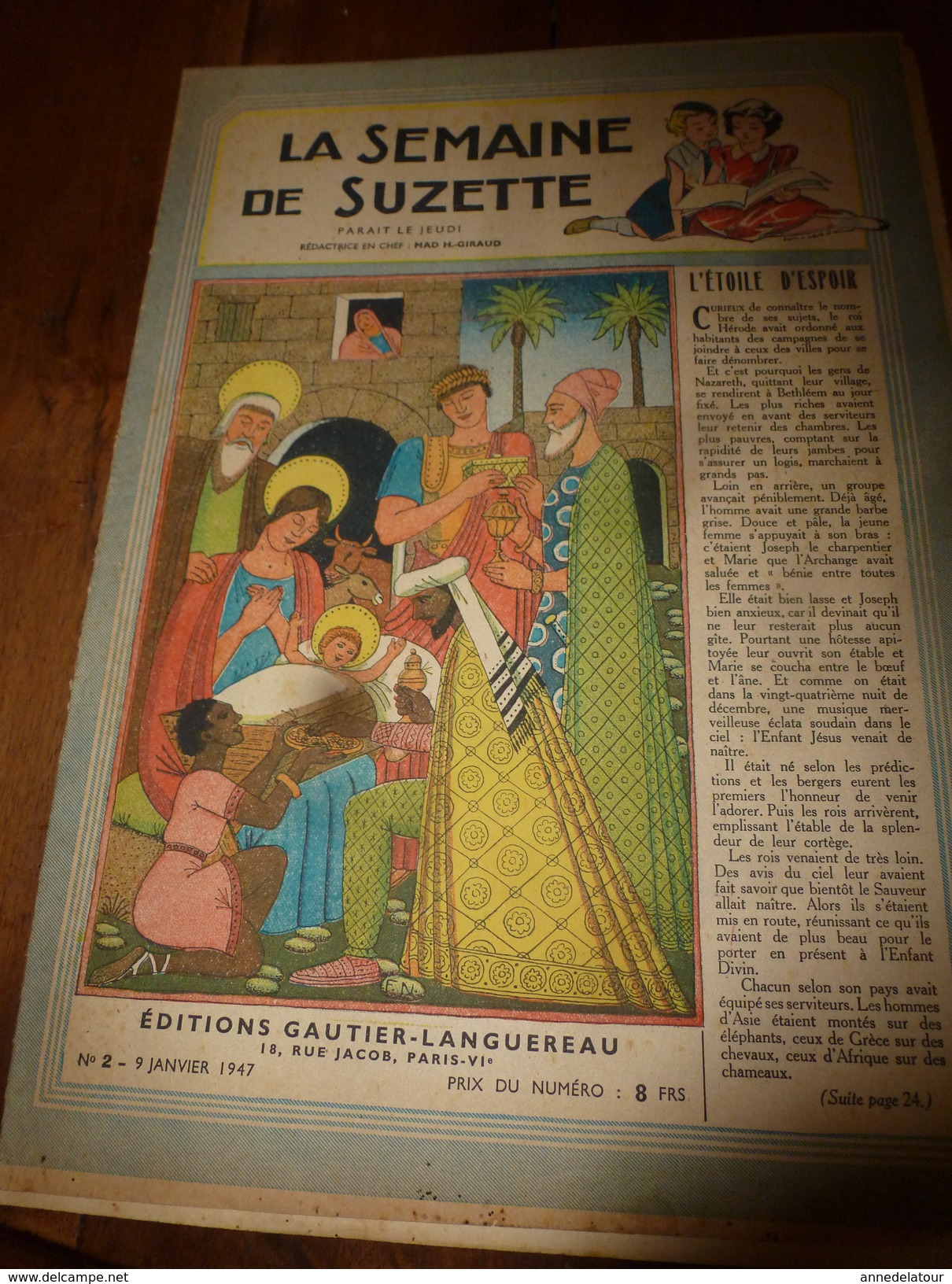 1947 LSDS (La Semaine De Suzette): Histoire De Gustave Wasa, Roi De Suède ; Etc - La Semaine De Suzette