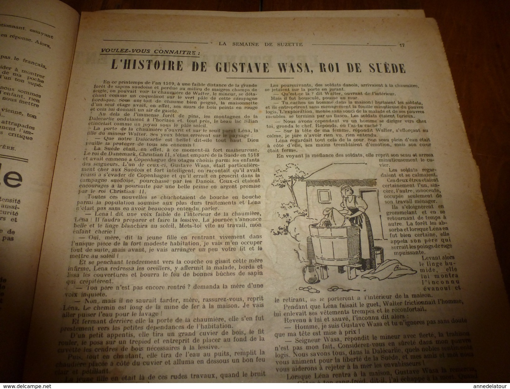 1947 LSDS (La Semaine De Suzette): Histoire De Gustave Wasa, Roi De Suède ; Etc - La Semaine De Suzette