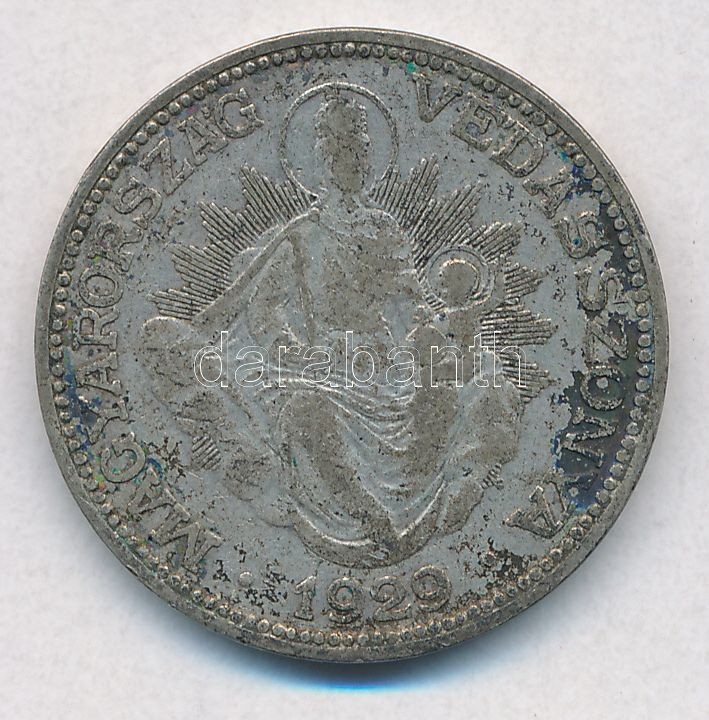 1929. 2P Ag 'Madonna' T:3 Patina
Adamo P7 - Unclassified