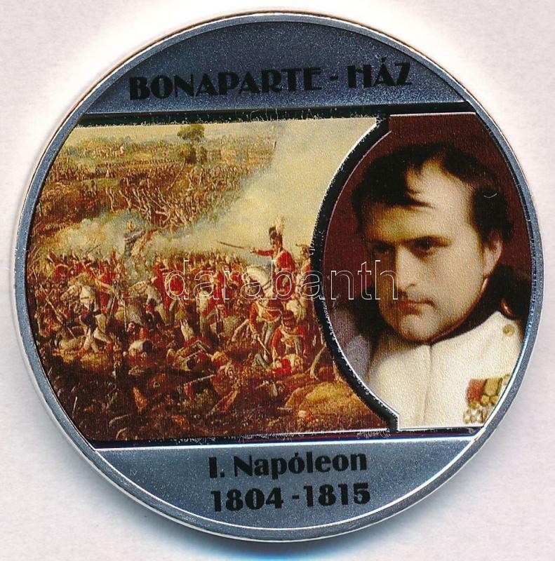 DN 'A Legnagyobb Uralkodó Dinasztiák - Bonaparte-ház / I. Napóleon 1804-1815' Ezüstözött Cu Emlékérem Tanúsítvánnyal (40 - Unclassified