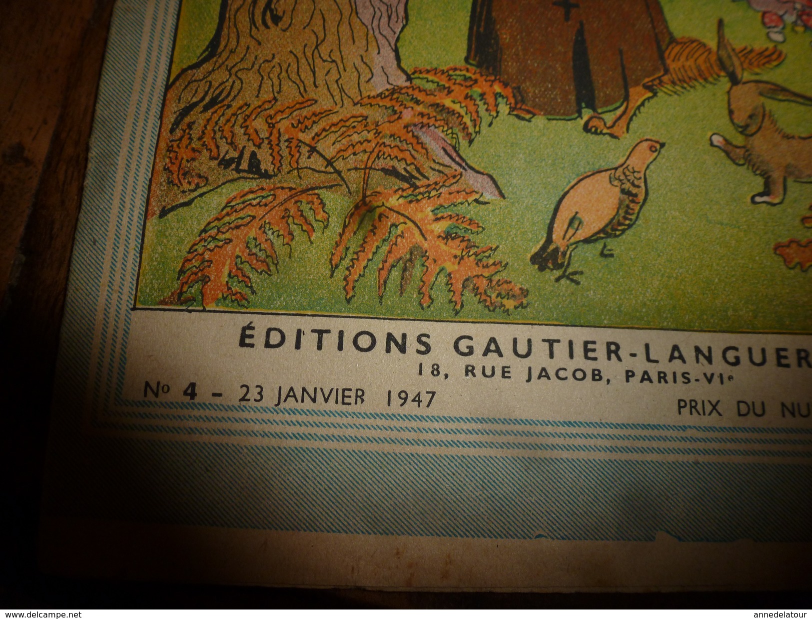 1947 LSDS (La Semaine De Suzette): Les Enfants D'ALSACE Pendant La Guerre ;Les Animaux Qui Exercent La Médecine; Etc - La Semaine De Suzette