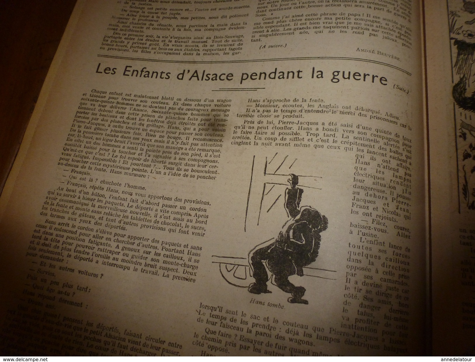 1947 LSDS (La Semaine De Suzette): Les Enfants D'ALSACE Pendant La Guerre ;Les Animaux Qui Exercent La Médecine; Etc - La Semaine De Suzette