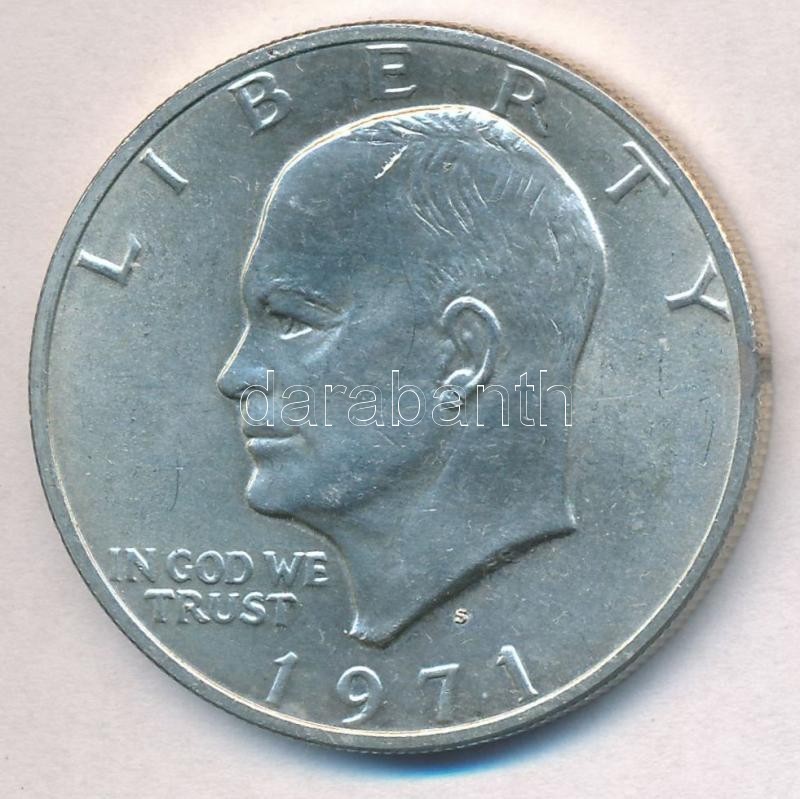 Amerikai Egyesült Államok 1971S 1$ Ag 'Eisenhower' T:1-,2
USA 1971S 1 Dollar Ag 'Eisenhower' C:AU,XF
Krause KM#203a - Non Classés