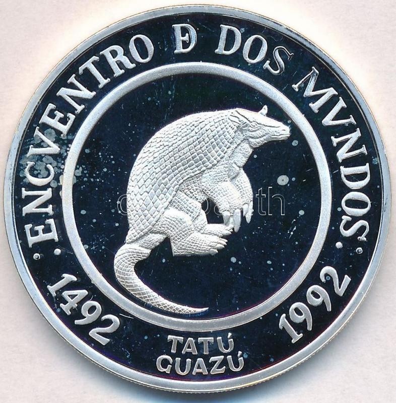 Argentína 1994. 25P Ag 'Óriástatu' T:PP
Argentina 1994. 25 Pesos Ag 'Giant Armadillo' C:PP - Non Classés