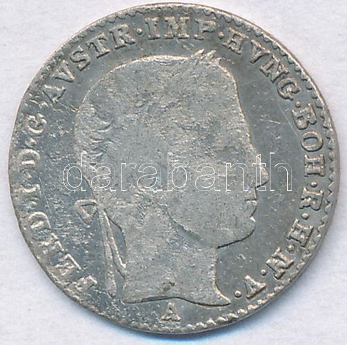 Ausztria 1837A 3kr Ag 'I. Ferdinánd' T:2-
Austria 1837A 3 Kreuzer Ag 'Ferdinand I' C:VF - Unclassified