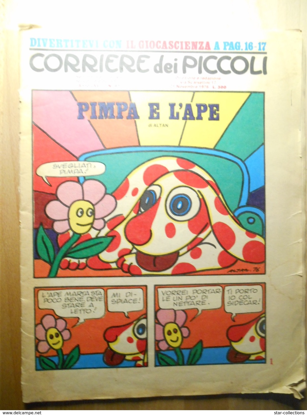 CORRIERE DEI PICCOLI N. 47 1976 - Corriere Dei Piccoli