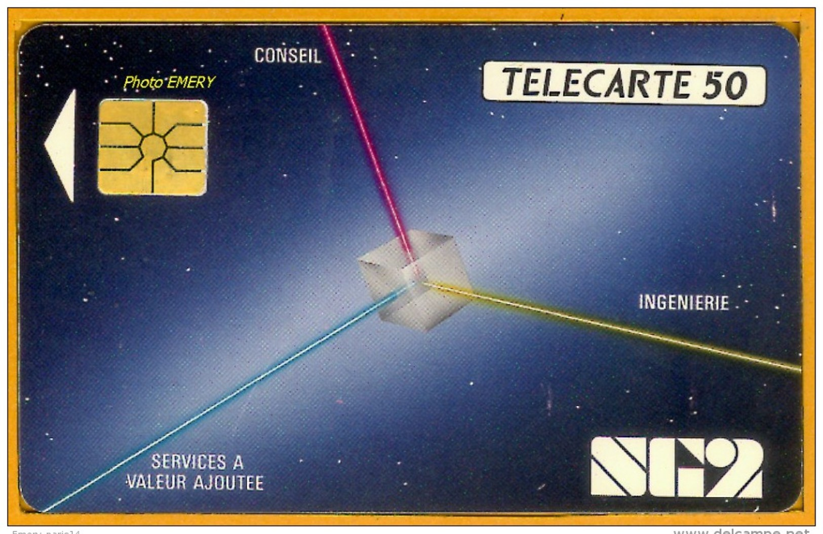 Télécarte Privée 1990 D444 De 50u Tirage 1 500 Utilisée SUPERBE - Privadas