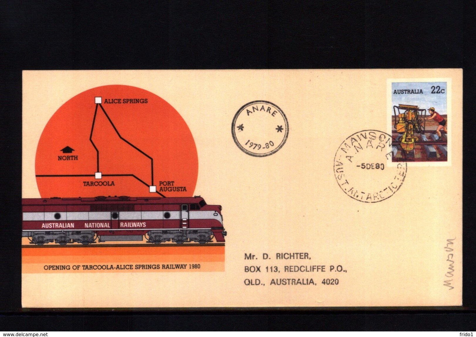 Australian Antarctic Territory 1980 Mawson Station Interesting Letter - Lettres & Documents