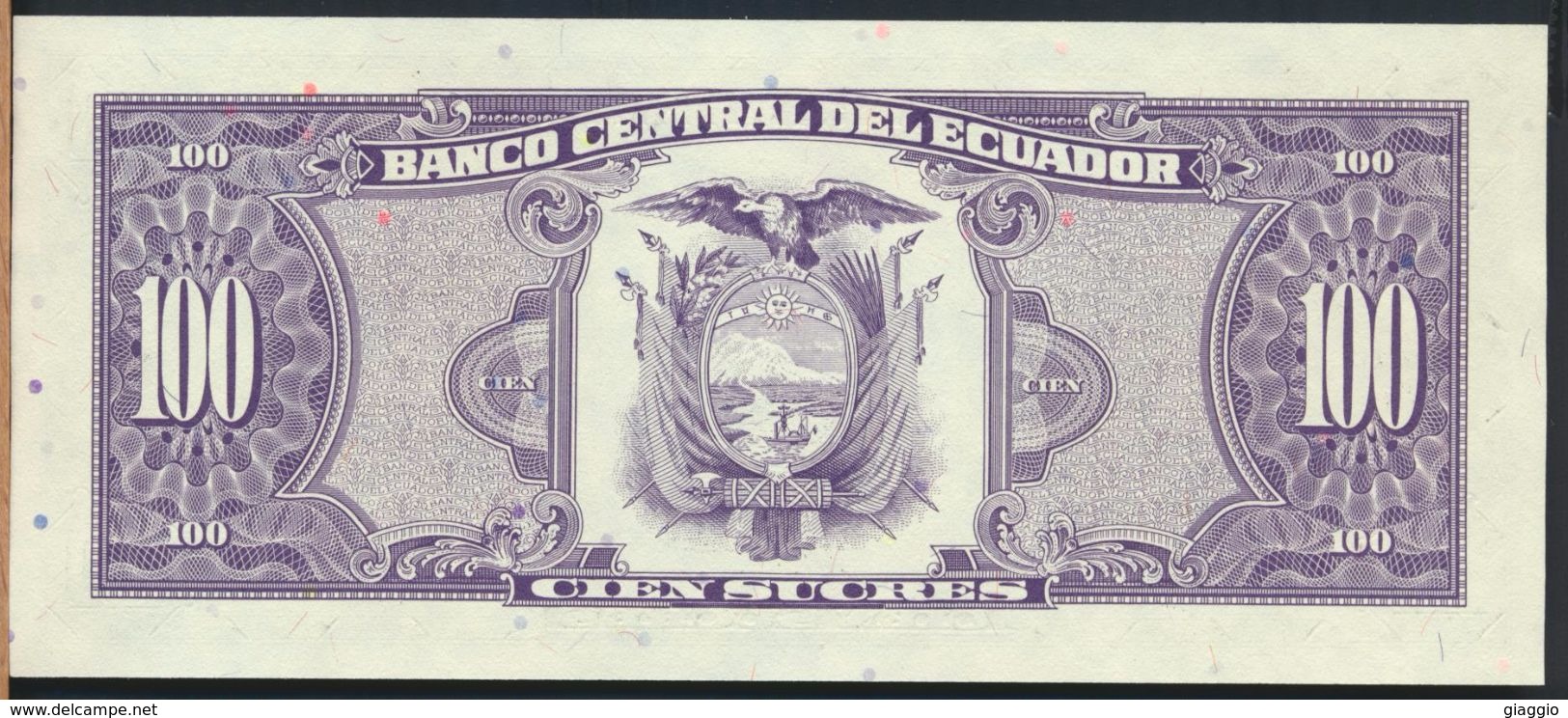 °°° ECUADOR - 100 SUCRES 1992 UNC °°° - Ecuador
