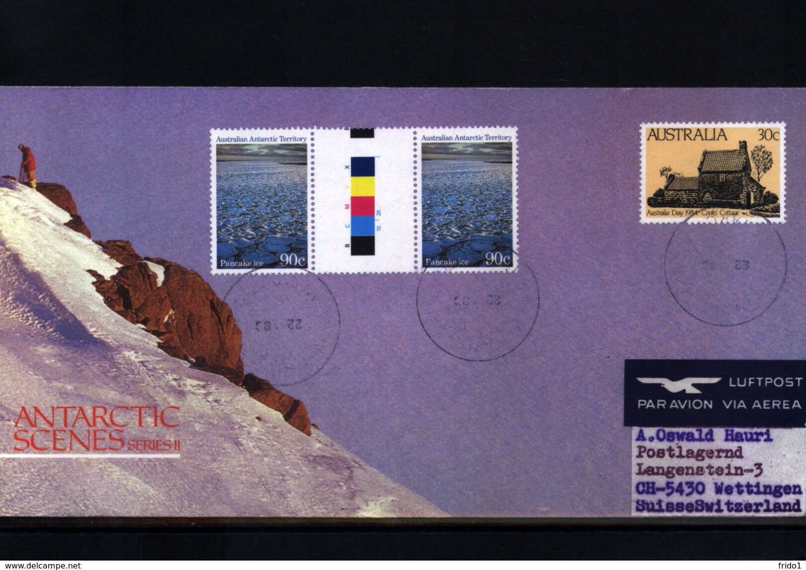 Australian Antarctic Territory 1985 Davis Station Interesting  Letter - Lettres & Documents