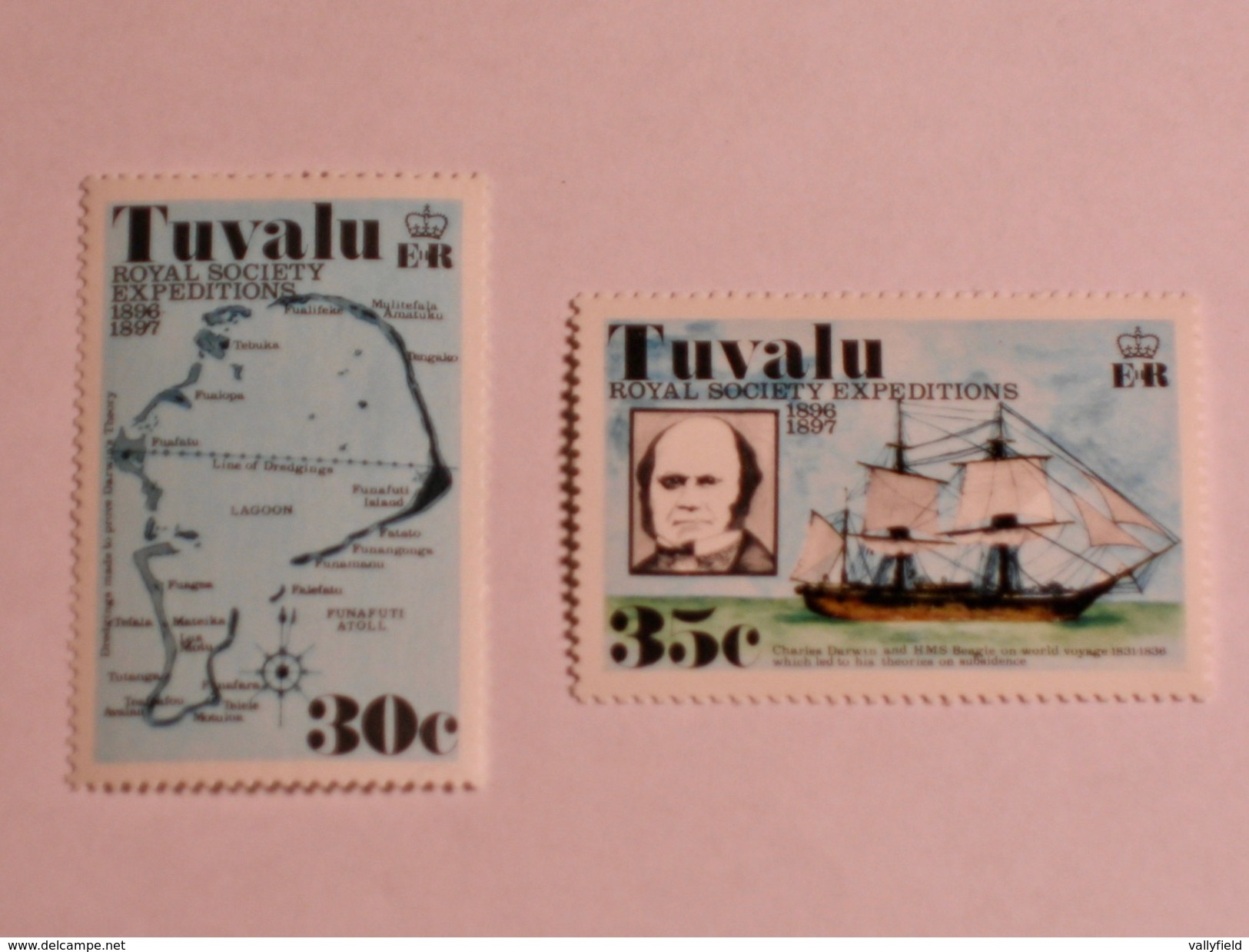 TUVALU  1977  LOT# 3  SHIP - Tuvalu