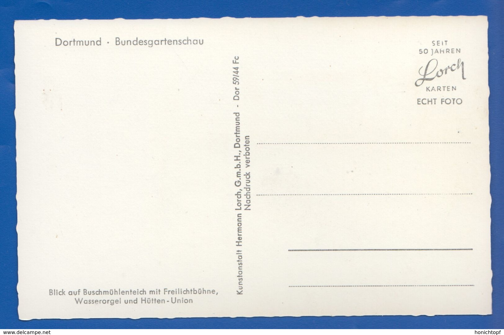 Deutschland; Dortmund; Bundesgartenschau 1959; Sessellift - Dortmund
