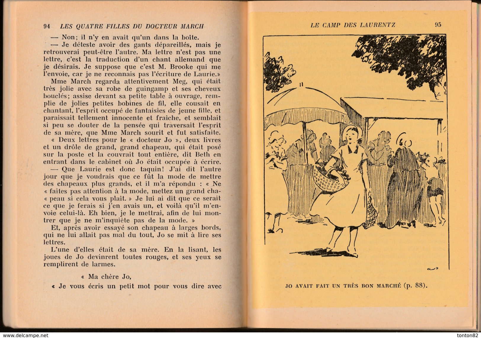 L.M. Alcott & P.J. Stahl - Les Quatre Filles Du Docteur March - Bibliothèque De La Jeunesse - (1957) Ilust. André Pécoud - Bibliothèque De La Jeunesse