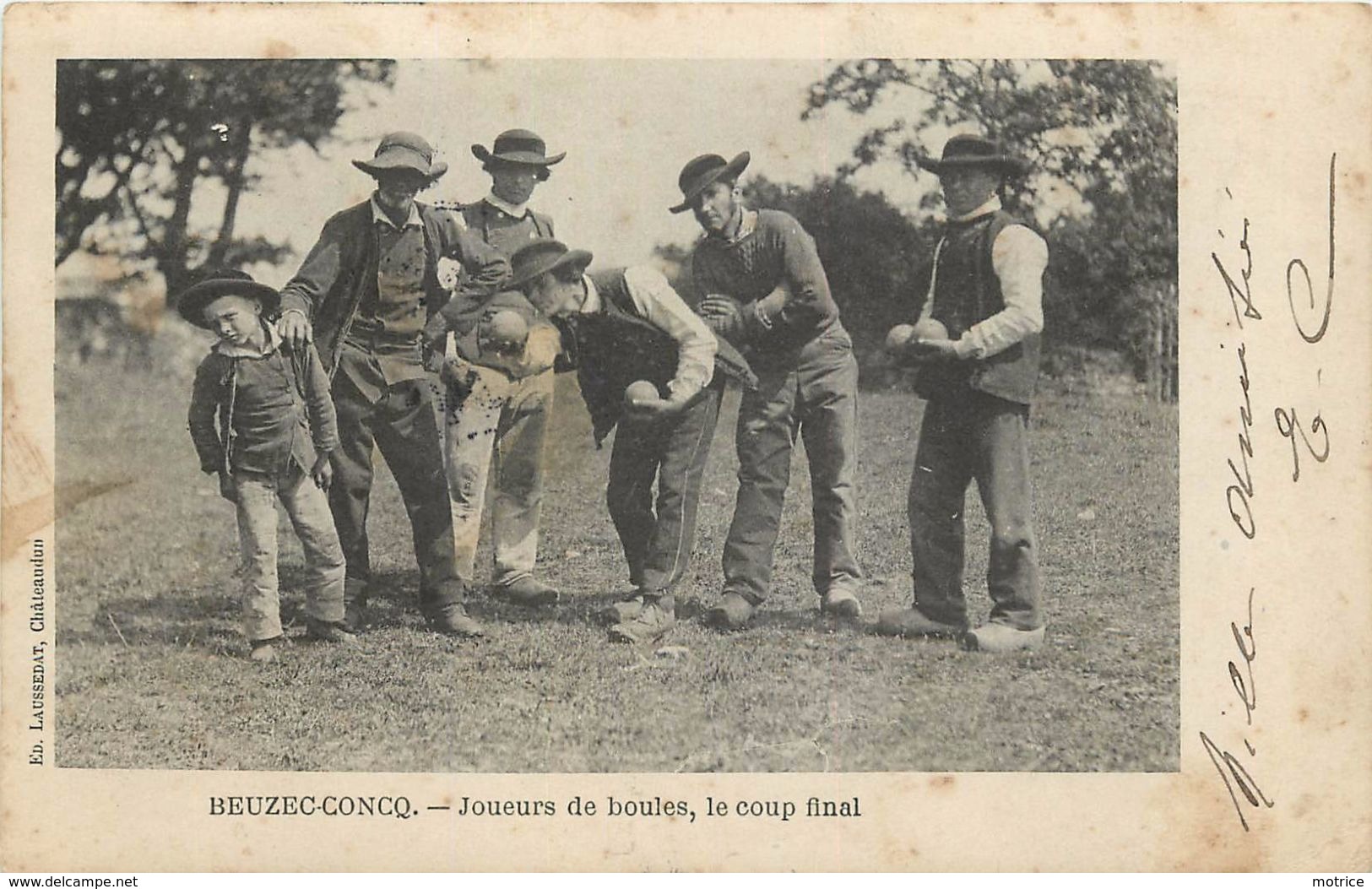 BEUZEC-CONCQ - Joueur De Boules, Le Coup Final. - Juegos