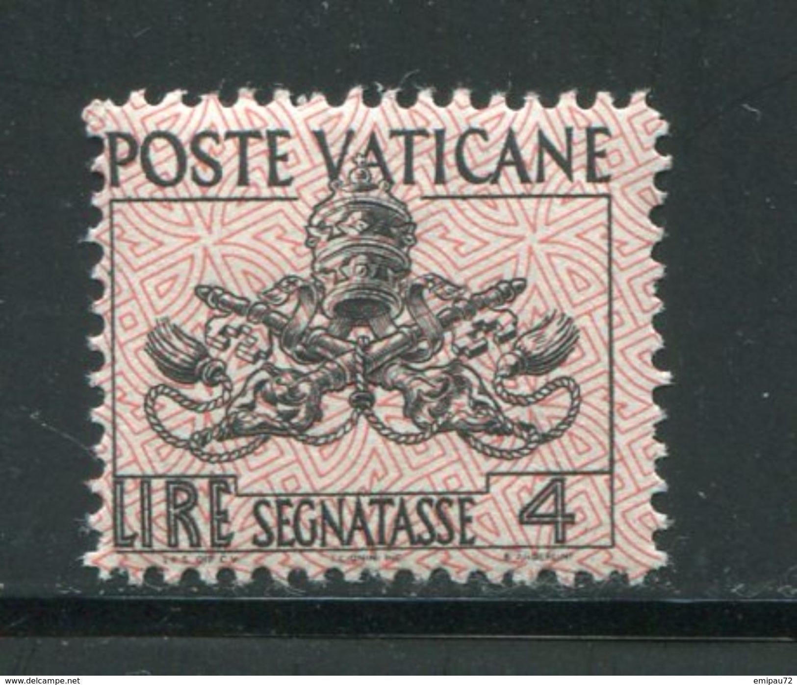 VATICAN- Taxe Y&T N°13- Neuf Avec Charnière * - Postage Due