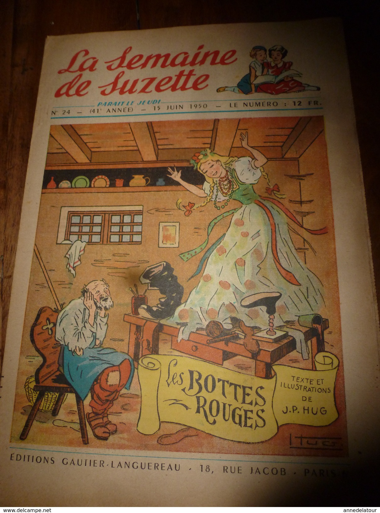 1950 LSDS (La Semaine De Suzette): WALT DISNEY ; CHARTRES ; Etc - La Semaine De Suzette